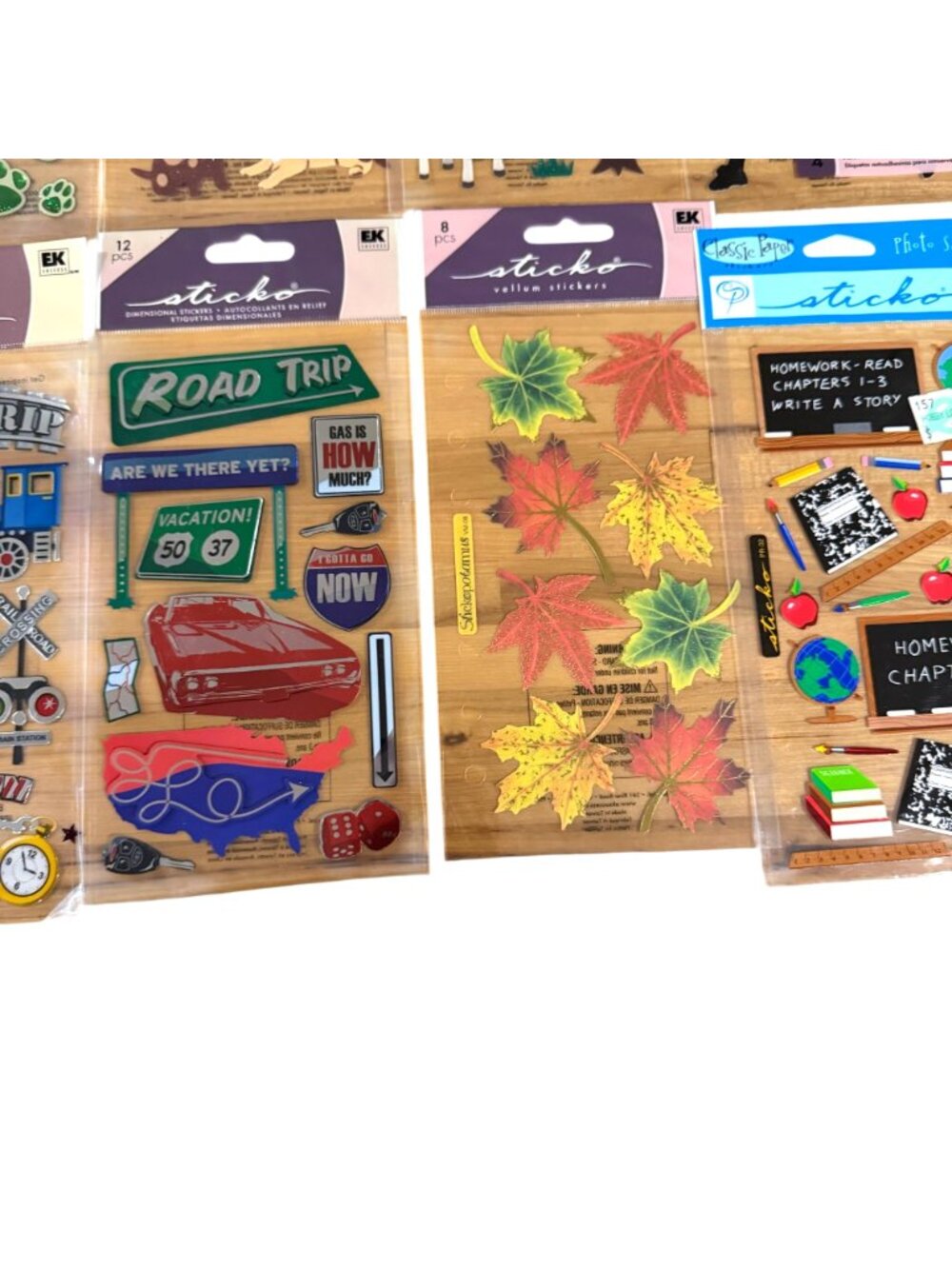 EK Sticko Sticker Lot Animals Sports Travel Education Horses Dog Fall Graduation - Picture 3 of 8